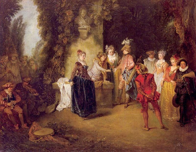 WATTEAU, Antoine The French Theater